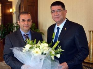 Aesob Başkanı’nın İlk Ziyareti Antalya Valisi Muammer Türker’e