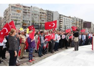 Emekli Astsubaylar İzmir’de Basın Açıklaması Yaptı