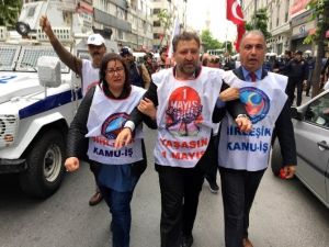 Şişli’de, Taksim’e Yürümek İsteyen Gruba Polis Müdahalesi