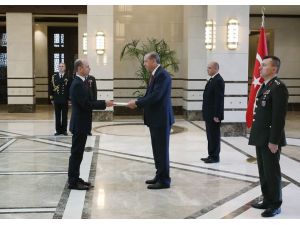 Cumhurbaşkanı Erdoğan'a Makedonya büyükelçisinden güven mektubu
