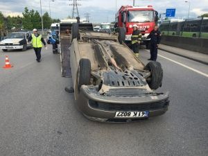 Kocaeli’de Trafik Kazası: 1 Yaralı