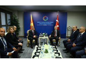 Cumhurbaşkanı Erdoğan, Makedonya Cumhurbaşkanı Ivanov ile görüştü