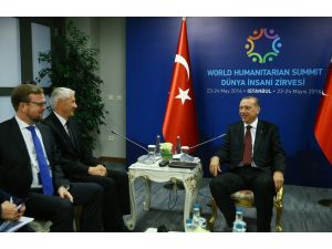 Cumhurbaşkanı Erdoğan, Avrupa Konseyi Genel Sekreteri Jagland'ı kabul etti