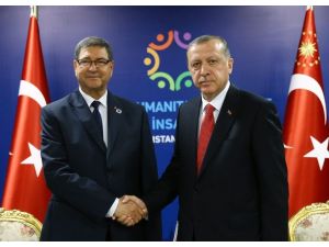 Cumhurbaşkanı Erdoğan, Tunus Başbakanı'na kabul etti