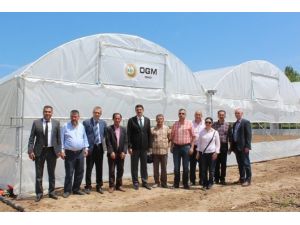 ORKÖY Projesi İle Sarıcakaya’daki 10 Üreticiye Sera Desteği