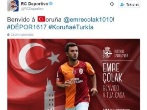 Galatasaraylı Emre Çolak, İspanyol ekibi Deportivo'ya gitti