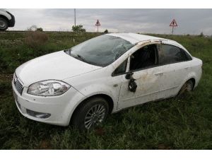 Kulu’da Otomobil Takla Attı: 1 Yaralı
