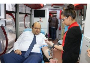 Aziziye Belediyesi’nden Kan Bağışı Kampanyası