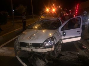 Alkollü Polis, Aracıyla Takla Attı: 3 Yaralı
