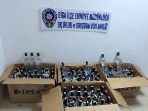 Çanakkale’de Sahte İçki Operasyonu