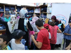 Gönül-Der, yetim çocukları giydirdi