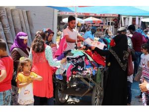 Iğdır’da bayram pazarı kuruldu