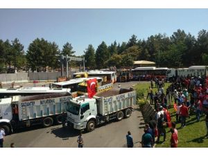 5. Zırhlı Tugay Komutanlığı girişi kapatıldı