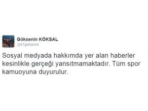 Göksenin Köksal, ihtarname çektiği iddialarını yalanladı