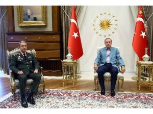 Cumhurbaşkanı Erdoğan ile Orgeneral Akar görüşmesi sona erdi