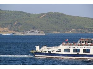Rus savaş gemisi, Çanakkale boğazından geçti