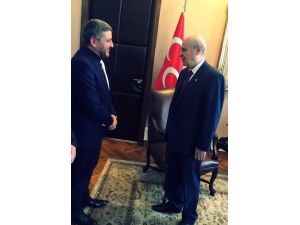MHP Bolu İl Başkanı Adem Evcil, Bahçeli’yi ziyaret etti