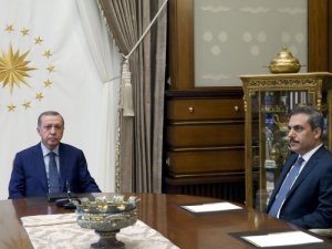 Cumhurbaşkanı Erdoğan, Hakan Fidan'ı kabul etti