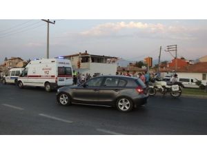 Burhaniye’de trafik kazası: 2 yaralı