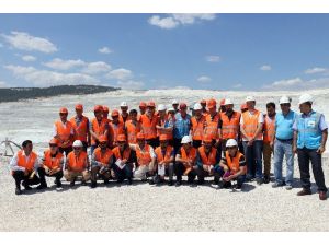 Afganistanlı maden ve jeoloji mühendislerine Eti Maden Kırka Bor İşletmesine teknik gezi