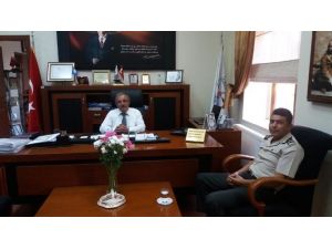 Yeni tugay komutanından başkan Özacar’a ziyaret