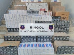 Bingöl’de 13 bin 740 paket kaçak sigara ele geçirildi