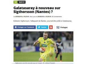 Sigthorsson ve De Jong Galatasaray’da iddiası