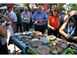 Edremit’te zeytinyağlı yemek yarışması yapıldı