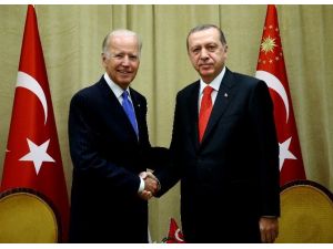 Cumhurbaşkanı Erdoğan, ABD Başkan Yardımcısı Joe Biden ile görüştü