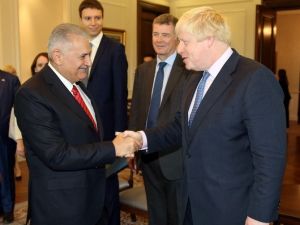 Başbakan Yıldırım, Johnson’u kabul etti