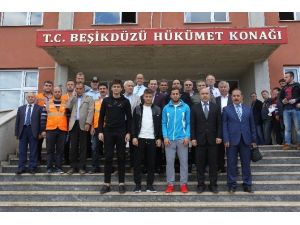 Trabzonspor’dan Beşikdüzü’ne geçmiş olsun ziyareti