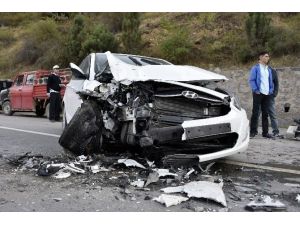 Gümüşhane’de trafik kazası: 1 yaralı
