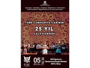 TÜRKSOY 25’inci Yıl Gala Konseri 5 Ekim’de GAÜ’de sahne alıyor