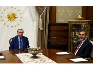 Cumhurbaşkanı Erdoğan MİT Müsteşarını kabul etti