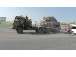 Şanlıurfa’dan Fırat Kalkanı Operasyonu’na tank desteği