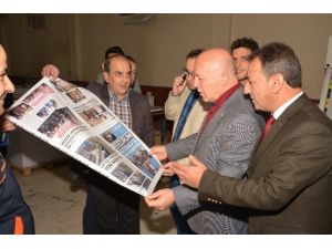 Başkan Sekmen, Zafer Medya Ofset Baskı Tesislerini gezdi