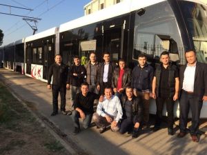 Samsun’un ilk yerli tramvayının testleri yapılıyor