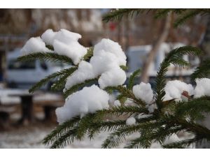 Silifke’ye yılın ilk karı yağdı