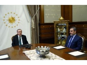 Cumhurbaşkanı Erdoğan, MİT Müsteşarı Fidan’ı kabul etti