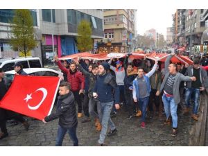 Trabzon’da teröre lanet yürüyüşü