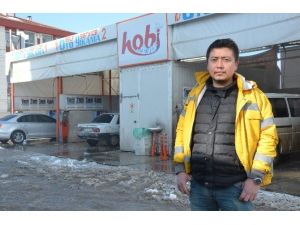 Soğuk hava oto yıkamacıları etkiledi