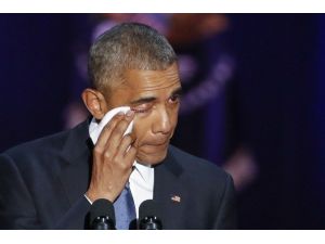 Obama’dan gözyaşları içinde veda konuşması