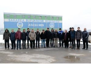 KYK Arif Nihat Asya Erkek Öğrenci Yurdu öğrencileri ADASU HES’i ziyaret etti