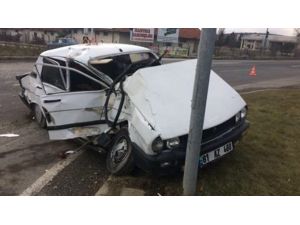 Bolu’da trafik kazası; 2 yaralı