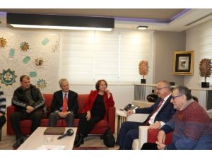 Başkan Ergün, İzmir Gazeteciler Cemiyeti’ni ağırladı