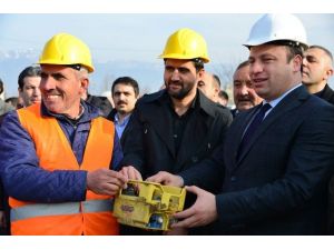 Erbaa’da yeni itfaiye binası için temel atma töreni