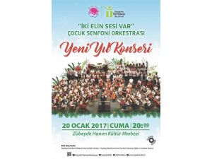 “İki Elin Sesi Var” Çocuk Senfoni Orkestrası’ndan 2017’nin ilk konseri