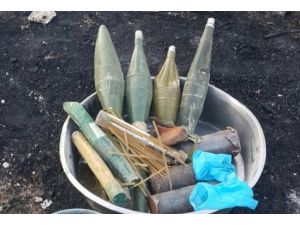 Nusaybin’de çok sayıda silah ve mühimmat bulundu