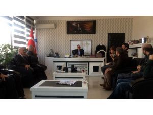 Edremit Kaymakamı ve Belediye Başkan Vekili Çiçekli basınla bir araya geldi