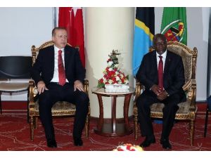 Cumhurbaşkanı Erdoğan, Tanzanya Cumhurbaşkanı Magufili ile görüştü